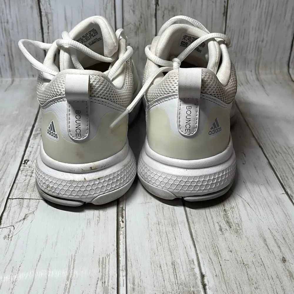 Adidas Court Jam Bounce Womens Tennis Shoes White Silver‎ Sneakers G26834 US 8.5
